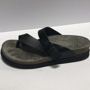 Mephisto Helen Womens Leather Sandal Size US8 M EUR38 black